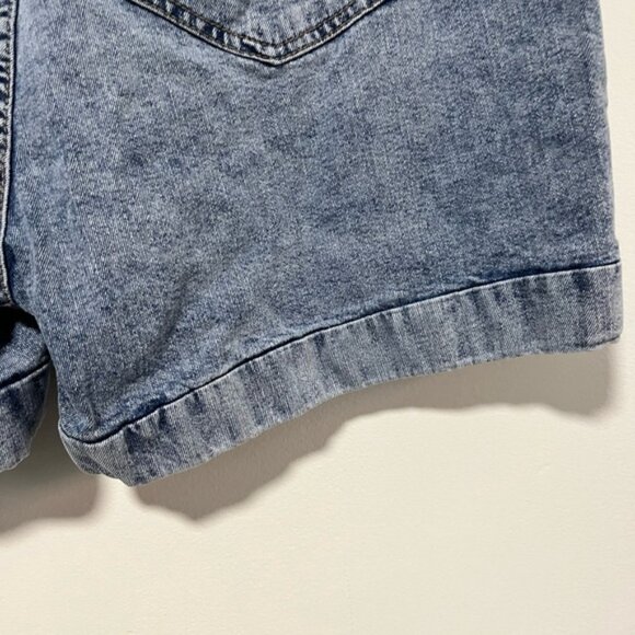 Bershka Paperbag Waist Denim Shorts - Size US 14 - Picture 9 of 9